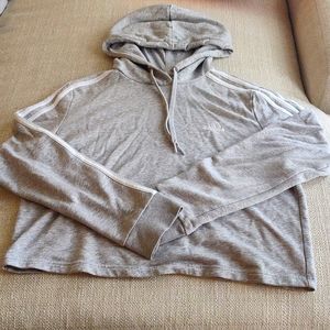 Medium Adidas hoodie crop top